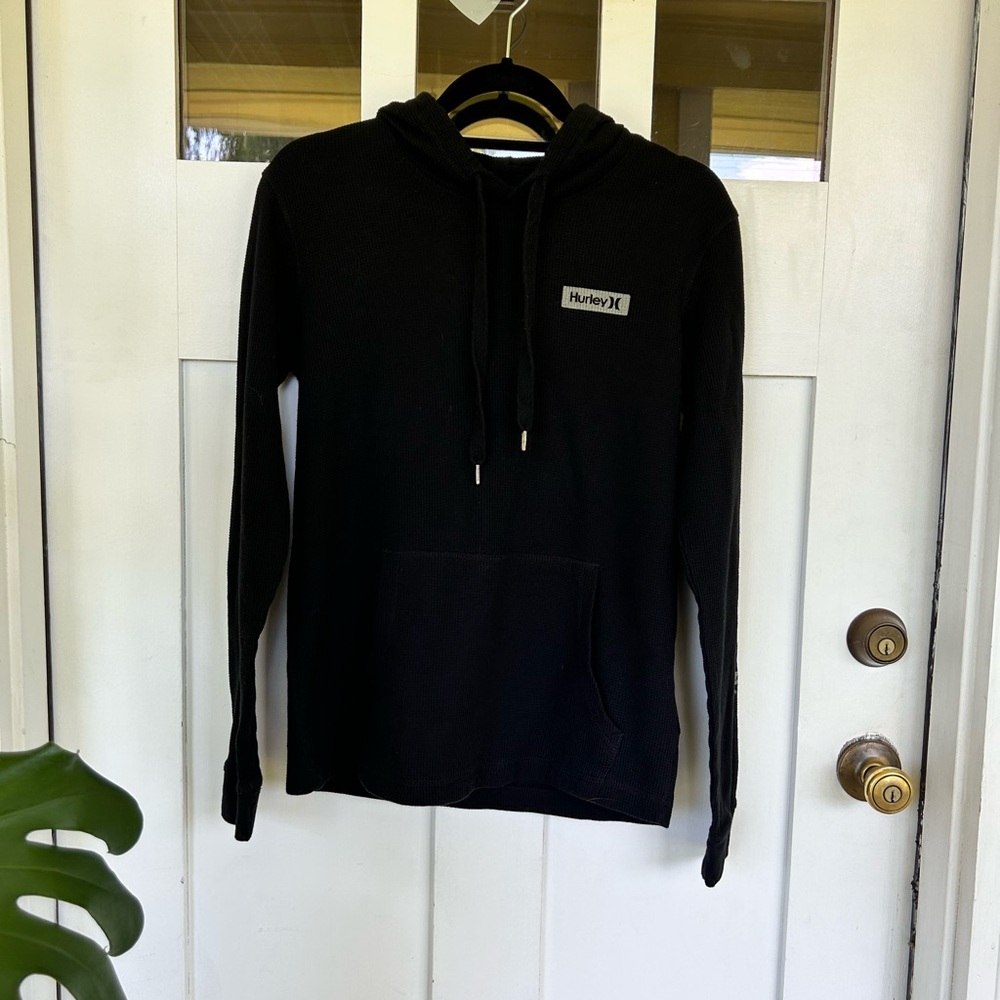 Hurley Women's Black Hoodie Sweater